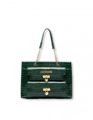 LOVE MOSCHINO - shopping bag Donna Stampa Coccodrillo