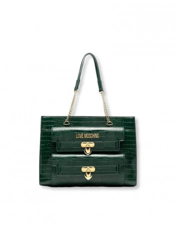 LOVE MOSCHINO - shopping bag Donna Stampa Coccodrillo